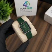 RETIME Green Dial Rectangle Quartz Watch